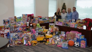 Emily, Michael, Wendy, Michael - Thank You to everyone who donated a toy!