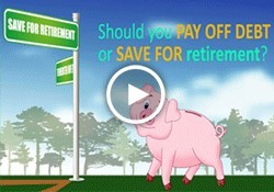Should you PAY OFF DEBT or SAVE FOR retirement?